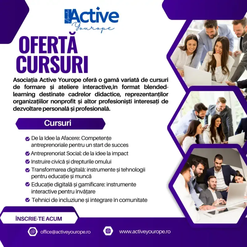 Courses and Workshops Offer
